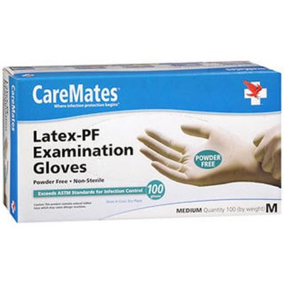 CareMatesTM Latex Gloves, Set of 100