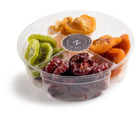The Nuttery Ny The Nuttery Dried Fruit Mix Gift Set- Healthy Snack 4 Sectional Gift Basket- Gourmet Dried Fruit Gift Tray