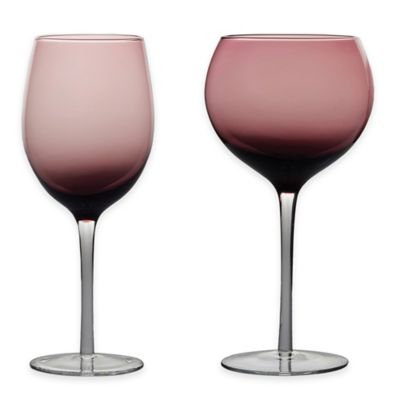 Certified International 8-Piece Red and White Wine Glass Set