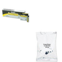 KITEVEEN91JAV39930404021 - Value Kit - Distant Lands Coffee Coffee Portion Packs (JAV39930404021) and Energizer Industrial Alkaline Batteries (EVEEN91)