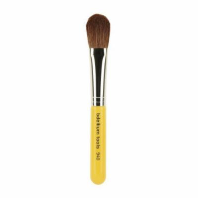 Bdellium Tools Travel Line Face Blending Brush, Yellow by Bdellium Tools