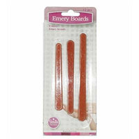 12pc Emery Boards, 3 Sizes 14.5x1.3x0.1cm, Case of 36