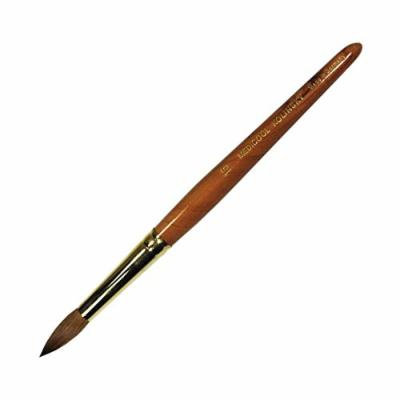 Medicool Kolinsky Acrylic Round Sable Nail Brush - Size 16