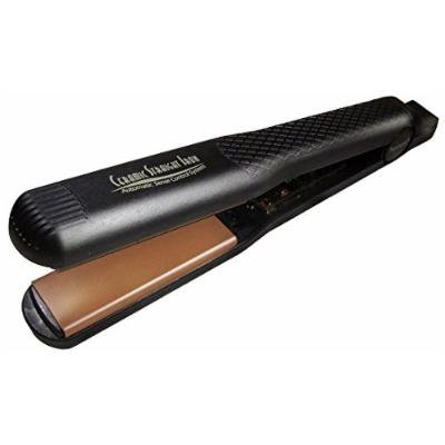 Hair Art Lightweight Ceramic Tourmaline Flat Iron Hair Straightener Dual Voltage 1-3/8 Inch