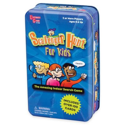 University Games Scavenger Hunt for Kids in a Tin