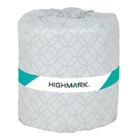 Highmark(R) 100% Recycled 2-Ply Bath Tissue, White, 336 Sheets Per Roll, Case Of 48 Rolls