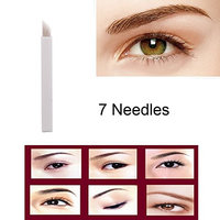 Disposable Microblading Needles - CINRA Microblading Sloped Needles Permanent Makeup Manual Eyebrow Tattoo Needle Embroidery Arc Blade 100pcs