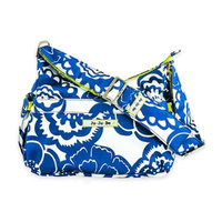 Ju Ju Be Ju-Ju-Be Unisex Hobo Be Diaper Bag Cobalt Blossoms Size 5.5