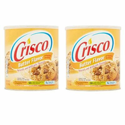 Crisco Butter Flavor All Vegetable Shortening, 48 oz 2 Pack