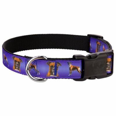 Country Brook Design® Deluxe Boxer Ribbon Dog Collar