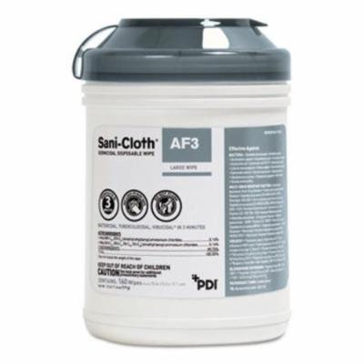 Nice-Pak NICP13872 Sani-cloth Af3 Germicidal Disposable Wipes, 6 X 6 3/4, 12 Per Carton