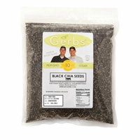 Raw Black Chia Seeds by Gerbs - 2 LBS - Top 12 Food Allergen Free, Non GMO, Vegan, Kosher - Product of Canada
