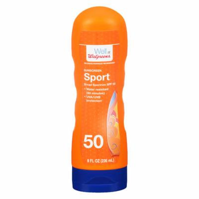 Walgreens Sport Sunscreen Lotion SPF 50 8.0 oz.(pack of 4)