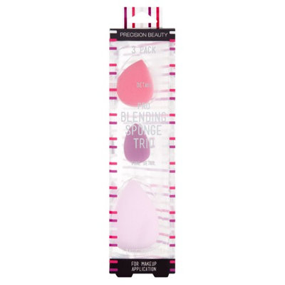 Precision Beauty Swiscco Blending Sponge Trio, Small Package