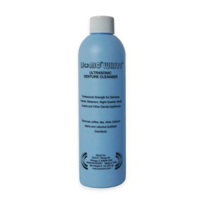 iSonic White Ultrasonic Denture Cleaning Powder
