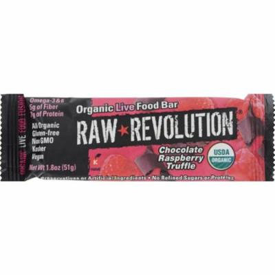 Raw Revolution HG1113307 1.8 oz Organic Raspberry Truffle Bar - Case of 12