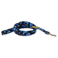 Donna Devlin Designs® 60-Inch Blue Flame Dog Leashes in Blue/Black