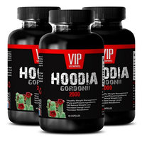 Fat burning vitamins - HOODIA GORDONII EXTRACT 2000mg - Hoodia gordonii kalahari desert - 3 Bottles 180 Capsules