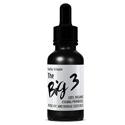 Big 3 Rose Hip Oil, Evening Primrose Oil, Borage Oil, Ultimate Anti-Aging Serum