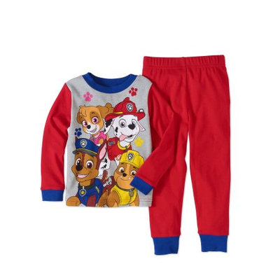 Paw Patrol Baby Toddler Boy Cotton Tight Fit Pajama, 2pc Set