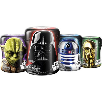 Mondelez Global Llc Trident White Star Wars Spearmint Sugar Free Gum Variety Pack, 60 count, (Pack of 4)