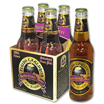 Flying Cauldron Butterscotch Beer 12 Oz 4 Bottles