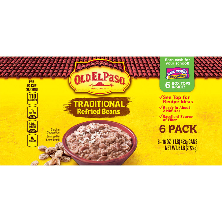 Old El Paso Traditional Refried Beans, 96 oz Reviews 2019
