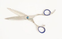 Bonika FB6 Beauty Salon Styling Hair Cutting Fishbone Razoring Shears / Scissors