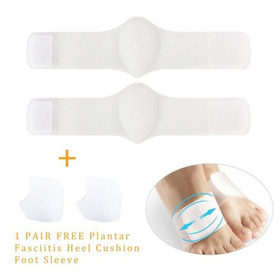 Metatarsal Pads Plantar Fasciitis Orthotic Arch Support Brace Foot Massage-Heel Pain Sleeve for the Ultimate in Foot Pain Relief and Flat Foot Correction (1 Pair:(2 pcs))