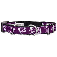 Country Brook Design® Purple Hawaiian Ribbon Martingale With Deluxe Buckle