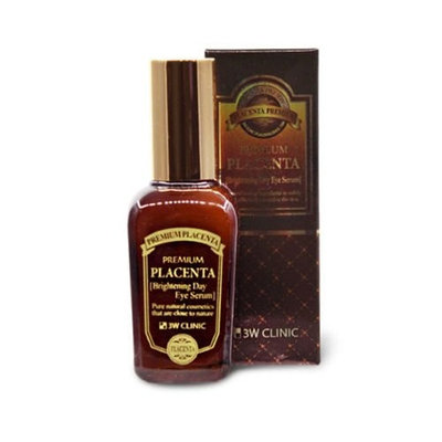 3W CLINIC Premium Placenta Brightening Day Eye Serum 1.69Oz Wrinkle Nutrition