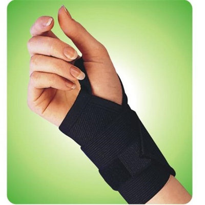 Living Health Products AZ-74-1311-4BK 4 in. Wrist Band with Thumb Loop - Black