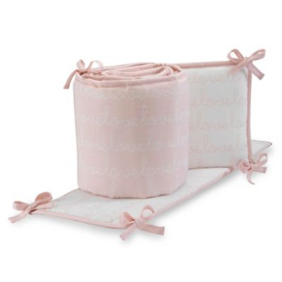 Lambs & Ivy Sweetheart 4-Piece Crib Bumper