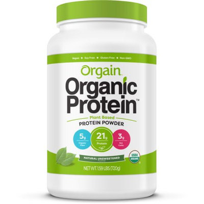 Organic Protein Powder - Plant Based Natural Unsweetened (Shipping April 2016)