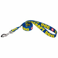 Country Brook Design® 1 Inch Therapy Dog Leash - 2 Foot