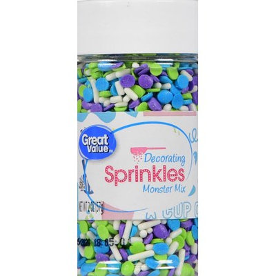 Wal-mart Stores, Inc. Great Value Monster Mix Decorating Sprinkles, 2 oz