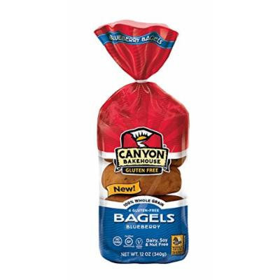 Canyon Bakehouse Gluten Free Blueberry Bagel 14oz (Pack of 3)