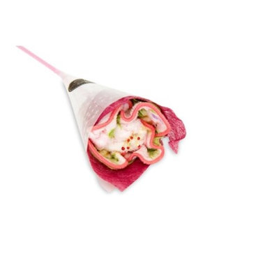 Couture Towel CT-HGDL001401 8.5 x 8.5 in. Single Daylily Towel Pink Daisy