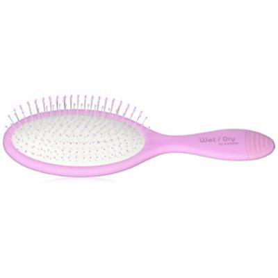 Elegant Brushes Detangling Brush for Wet or Dry Hair Includes Removable Cleaner, Light Pink