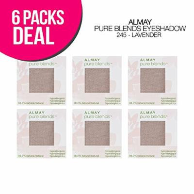 6-PACK ! Almay Pure Blends Eyeshadow, Natural Blends Eyeshadow (245-Lavender)