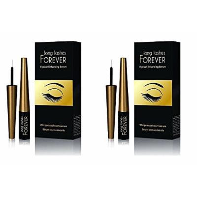 Long Lashes Forever, Eyelash Enhancing Serum, 4 ml (Pack of 2) + FREE FREE Schick Slim Twin ST for Sensitive Skin