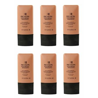 Revlon Photo Ready Skinlights Face Illuminator - Peach Light (6 Pack) + FREE Curad Bandages 8 Ct