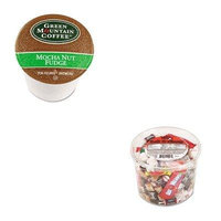 KITGMT6752OFX00013 - Value Kit - Green Mountain Coffee Roasters Mocha Nut Fudge Coffee K-Cups (GMT6752) and Office Snax Soft amp;amp; Chewy Mix (OFX00013)