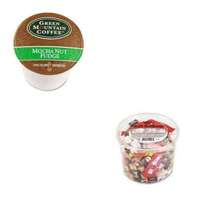 KITGMT6752OFX00013 - Value Kit - Green Mountain Coffee Roasters Mocha Nut Fudge Coffee K-Cups (GMT6752) and Office Snax Soft amp;amp; Chewy Mix (OFX00013)