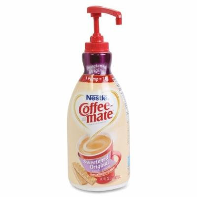 Coffee-Mate Liquid Pump Bottle - Sweetened Original Flavor - 1.59 quart - 1Each