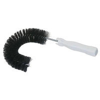 TOUGH GUY 11N178 Hook Brush, Black Bristle,8 In