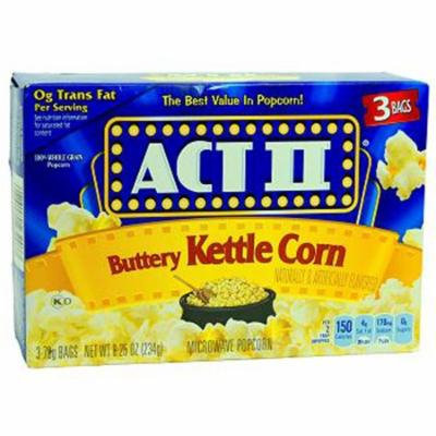 Act Ii Mw Popcorn 3Pk Butr Ktl Corn - 1 count only