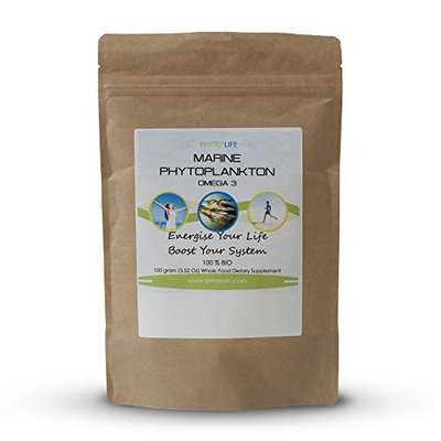 Marine Phytoplankton Superfood Powder 50 grams (1.8 Oz) + FREE 10 grams (0.35 Oz) - Epa, Antioxidants & Minerals - Natural Superfood Nutritional Supplement with Omega 3 Fatty Acids