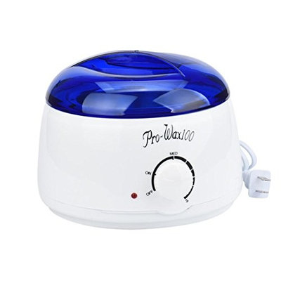 Fineser Hair Removal Wax Warmer,Electric Heater Wax Warmer with 100g Hair Removal Wax Beans and 20 Wax Applicator Sticks For Women and Man