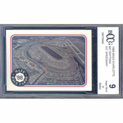 1988 maxx charlotte #47 DAYTONA IN. SPEEDWAY nascar BGS BCCG 9